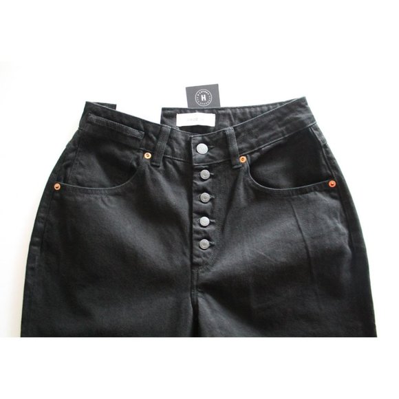 Decade Studio Pamela Jean Black Size 26 Super High-rise Holt Renfrew - Picture 5 of 7